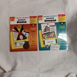Ancient Rome and Ancient Greece History Pockets